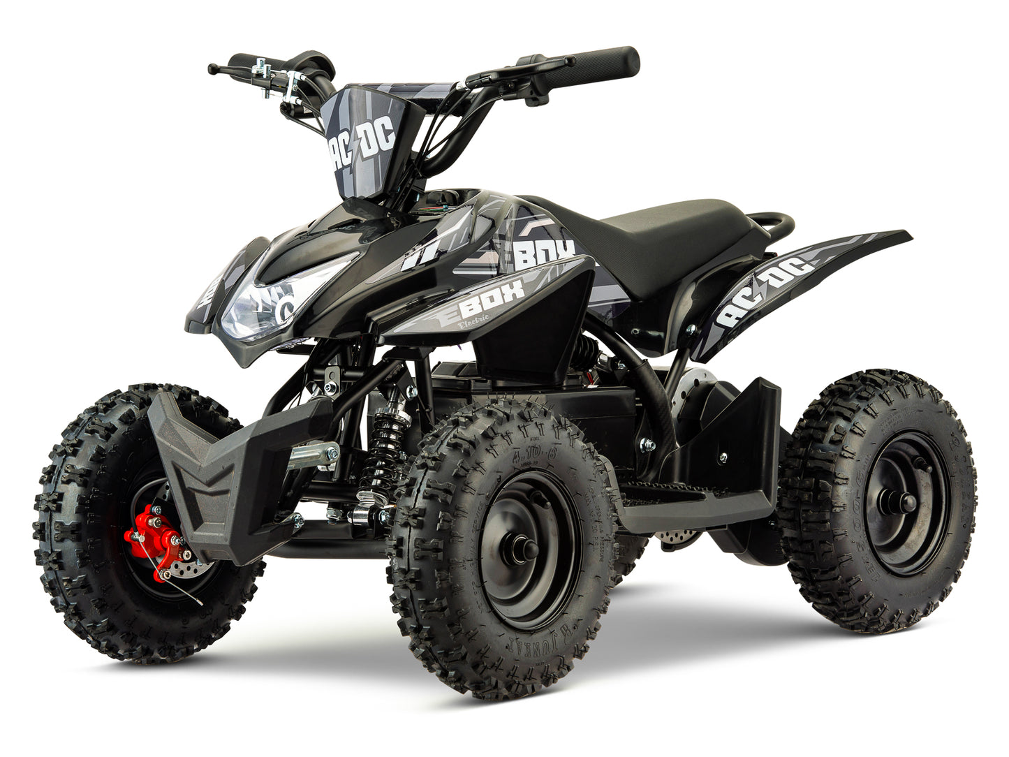 E-BOX ACDC Black Electric Kids Quad Bike (Pre Order End Of November)