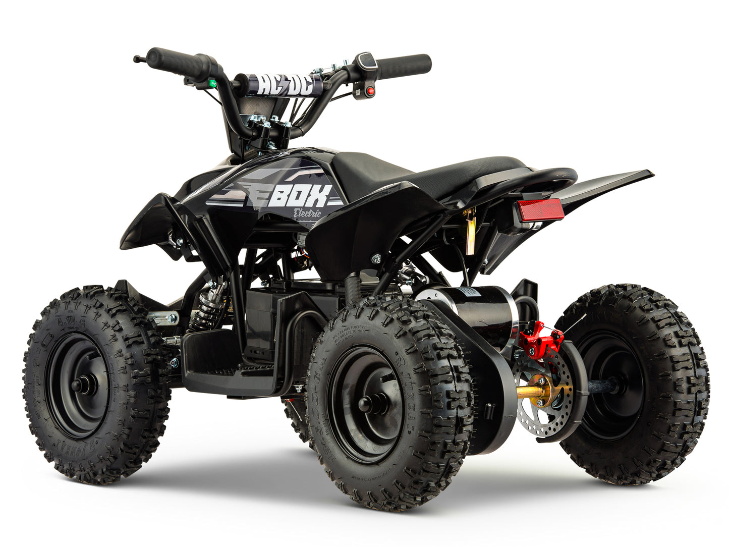 E-BOX ACDC Black Electric Kids Quad Bike (Pre Order End Of November)