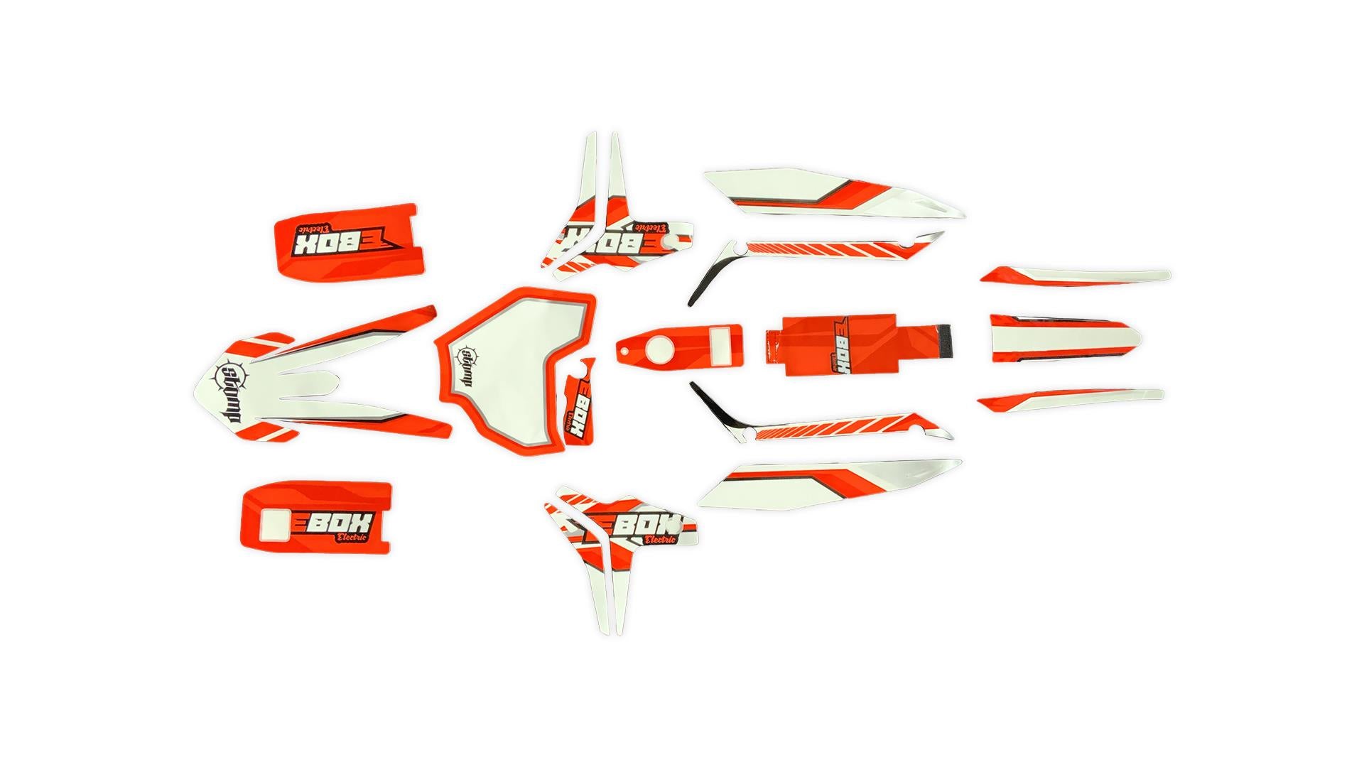 EBOX Graphics Kit (Orange) – (E-Box 1, 1.6, 2, 2.0, V2) – ZoomBikes