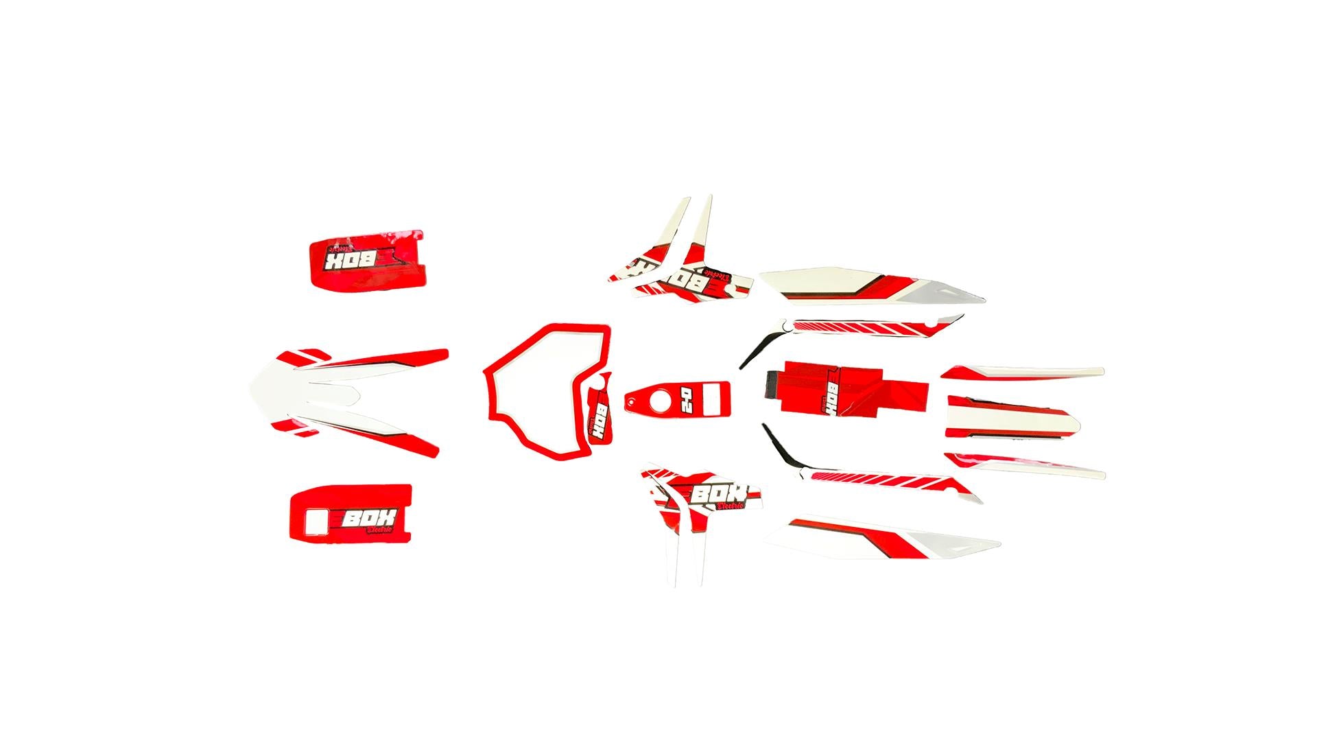 EBOX Graphics Kit (Red) – (E-Box 2.0) – ZoomBikes